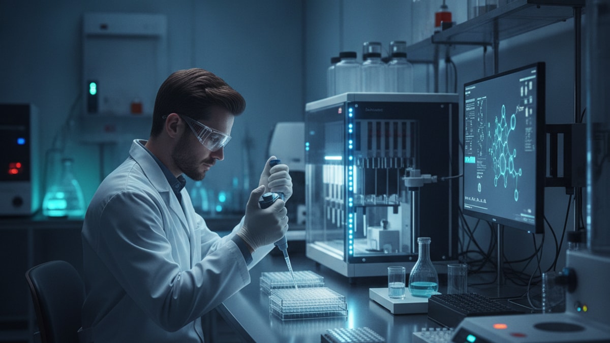 mazdutide in vitro research - Professional illustration