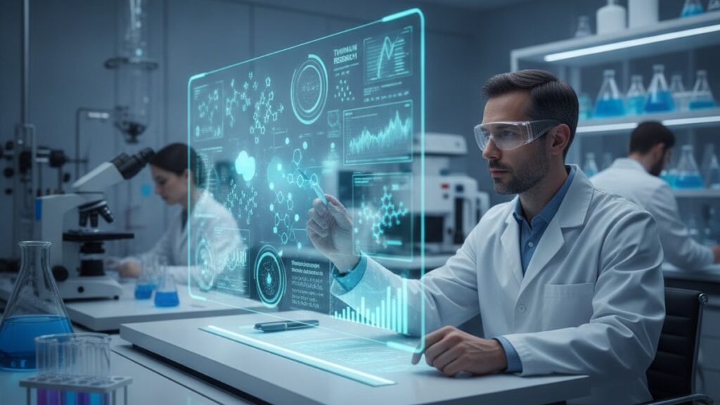 document thymalin research - Professional illustration