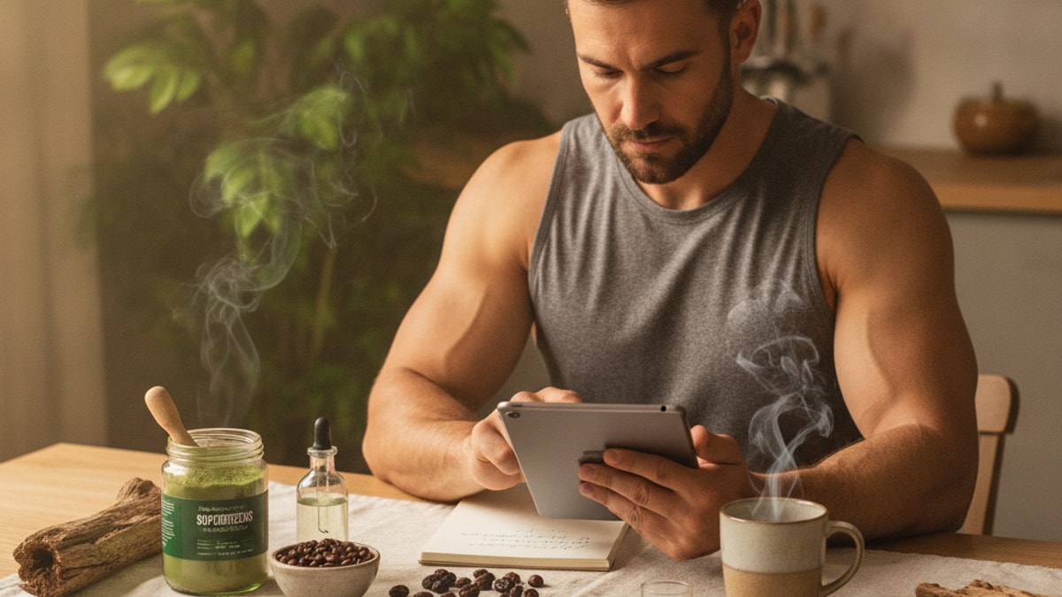 wolverine stack research caffeine considerations - Professional illustration