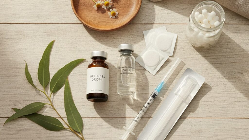 how to inject bac water subq - Professional illustration
