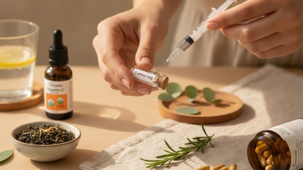 how to inject 5-amino-1mq subq - Professional illustration