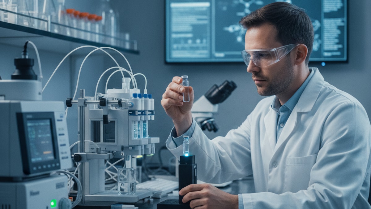 verify bac water purity - Professional illustration