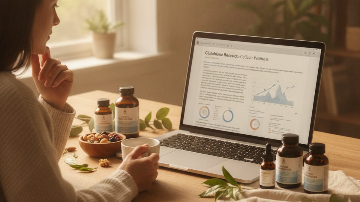 glutathione study - Professional illustration