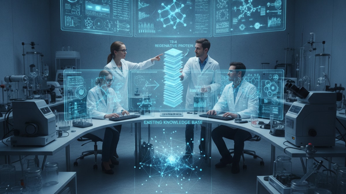 tb-4 research adding to existing stack - Professional illustration