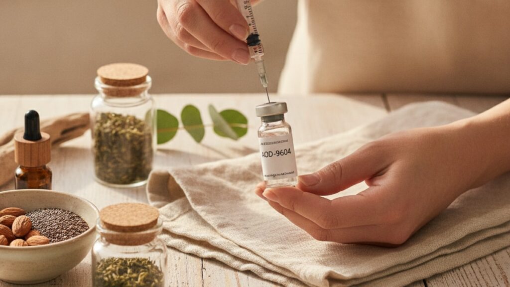 how to inject aod-9604 subq - Professional illustration
