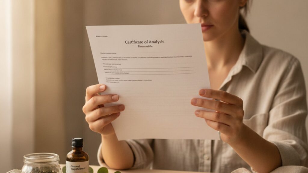 how to read retatrutide coa - Professional illustration