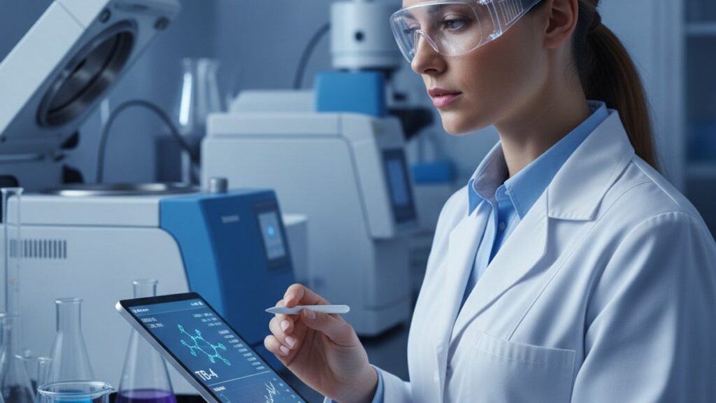 how to calculate tb-4 concentration - Professional illustration